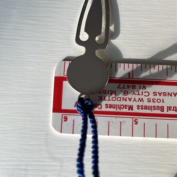 Inman Sterling Small Modern Bookmark - Picture 7 of 8